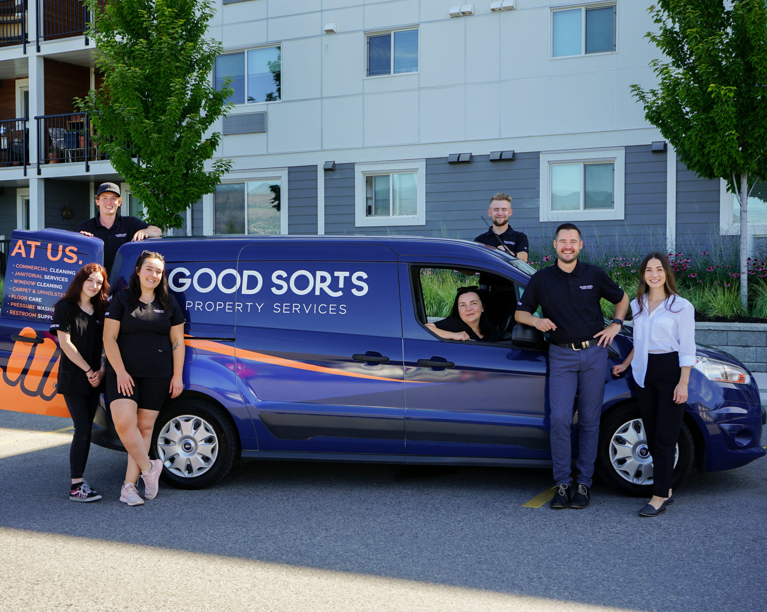 Good Sorts vehicle and team members